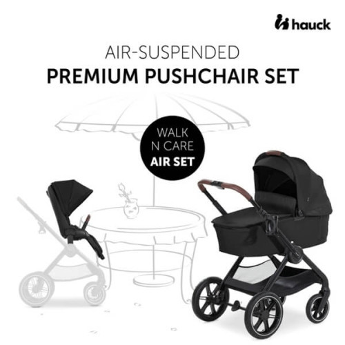 Универсальная коляска 2 в 1 Hauck Walk N Care Air Black